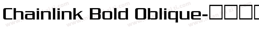 Chainlink Bold Oblique字体转换